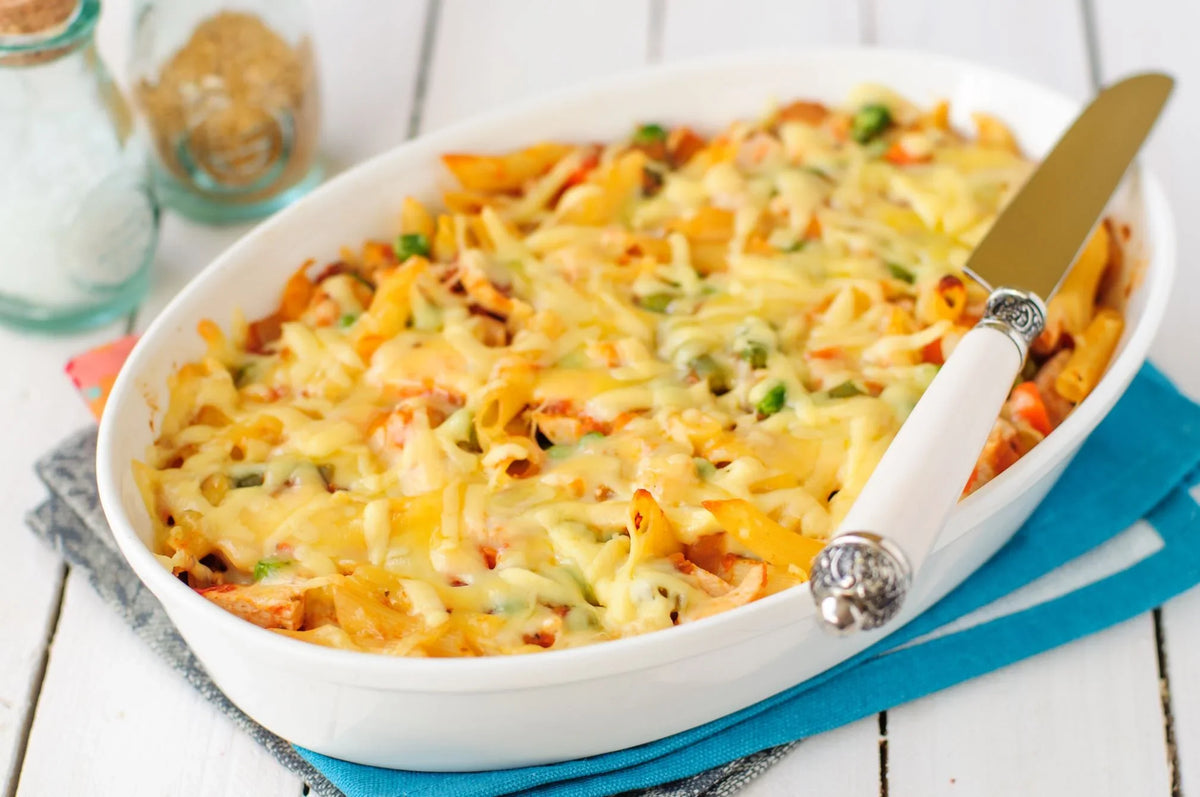 Pumpkin, Pasta and Spinach Bake