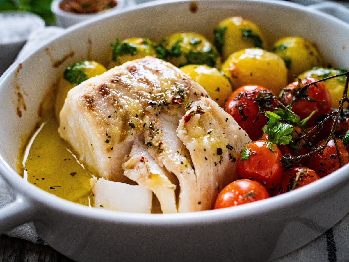 Lemony and Garlicky Fish