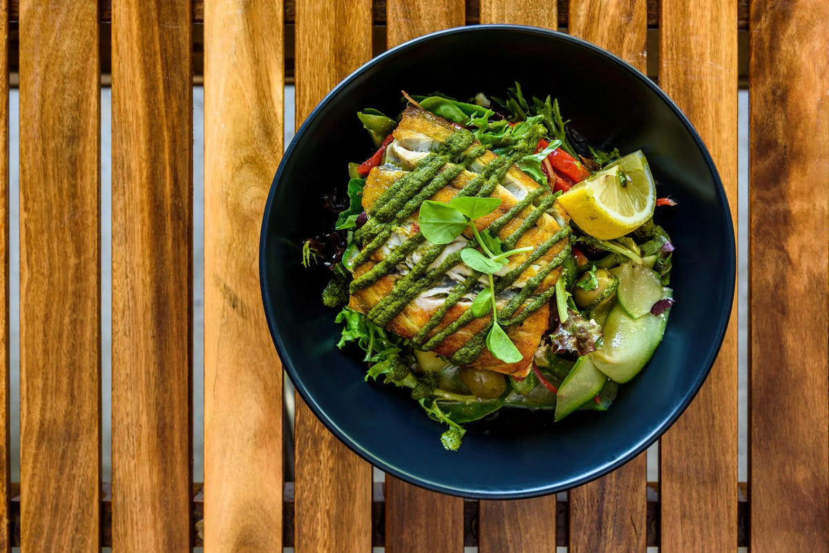 Grilled Barramundi with Lemon and Sea Salt