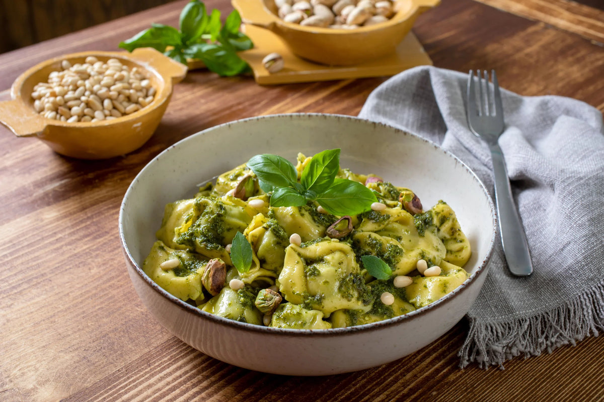 Creamy Pesto Pasta Plus!