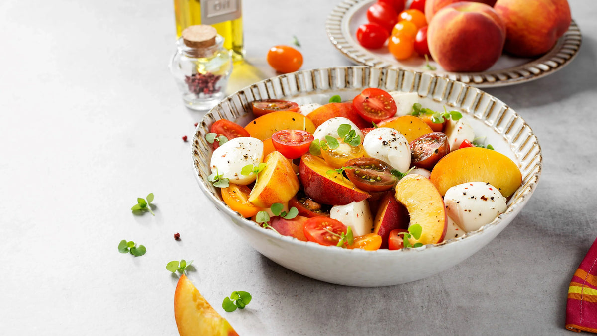 Peach and Tomato Salad