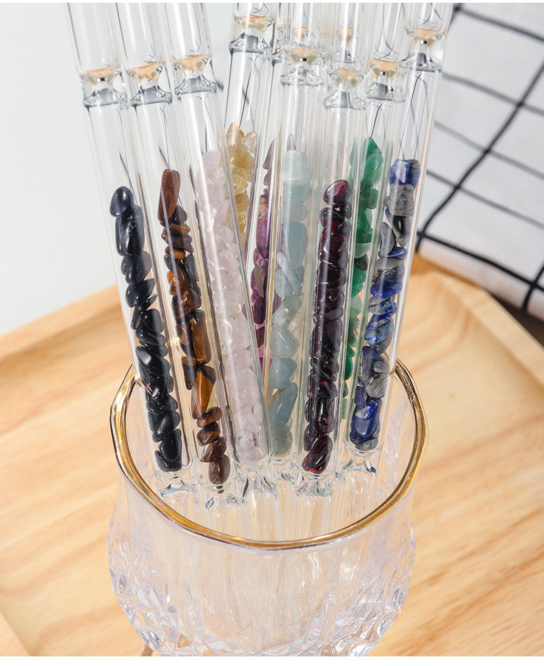Divine Drops Crystals-Filled Straw