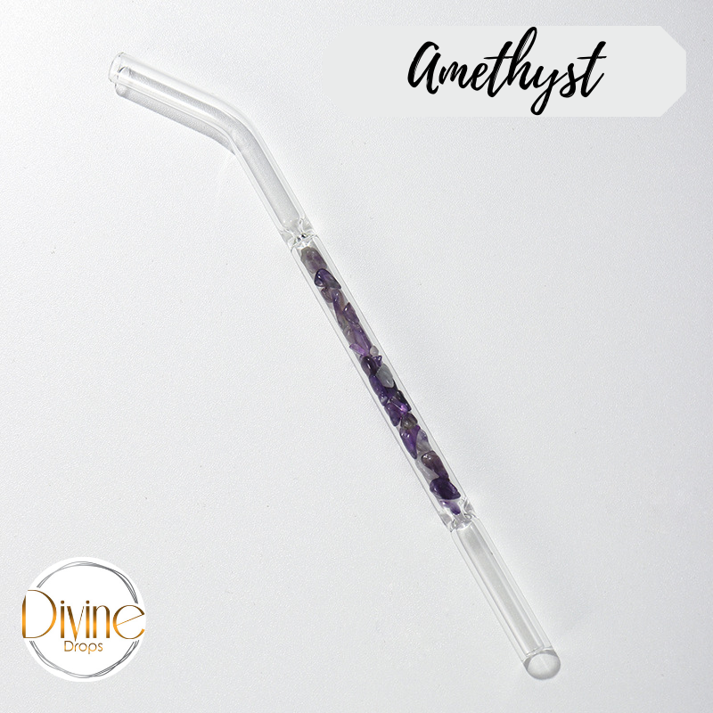 Divine Drops Crystals-Filled Straw
